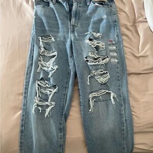 Levi's High-Waisted Blue Mom Jeans